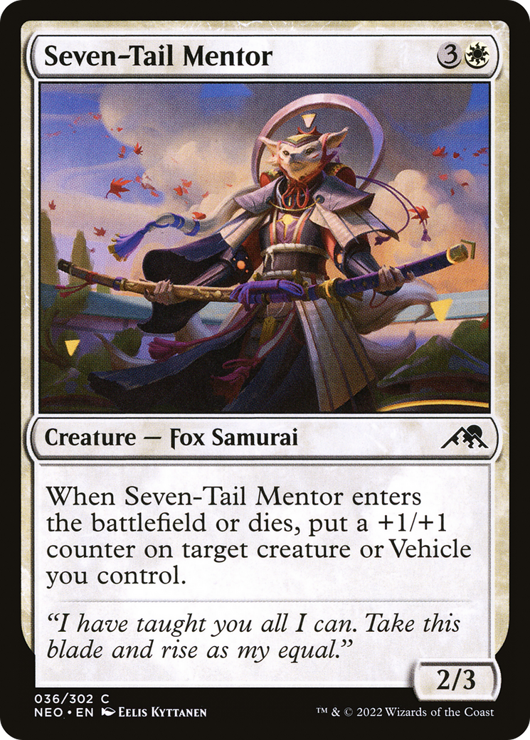Seven-Tail Mentor [Kamigawa: Neon Dynasty]-1
