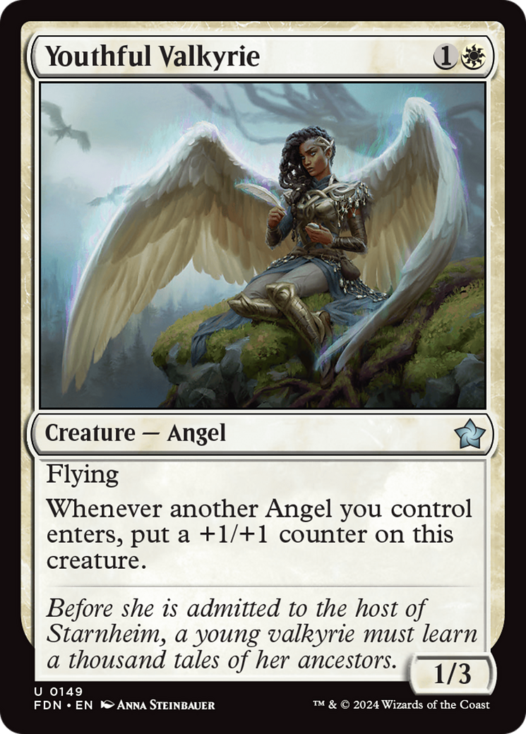 Youthful Valkyrie (FDN-149) - Foundations Foil-1