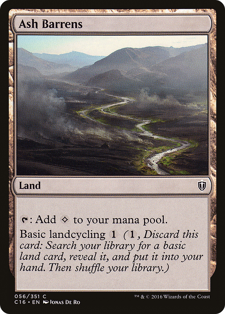 Ash Barrens [Commander 2016]-1