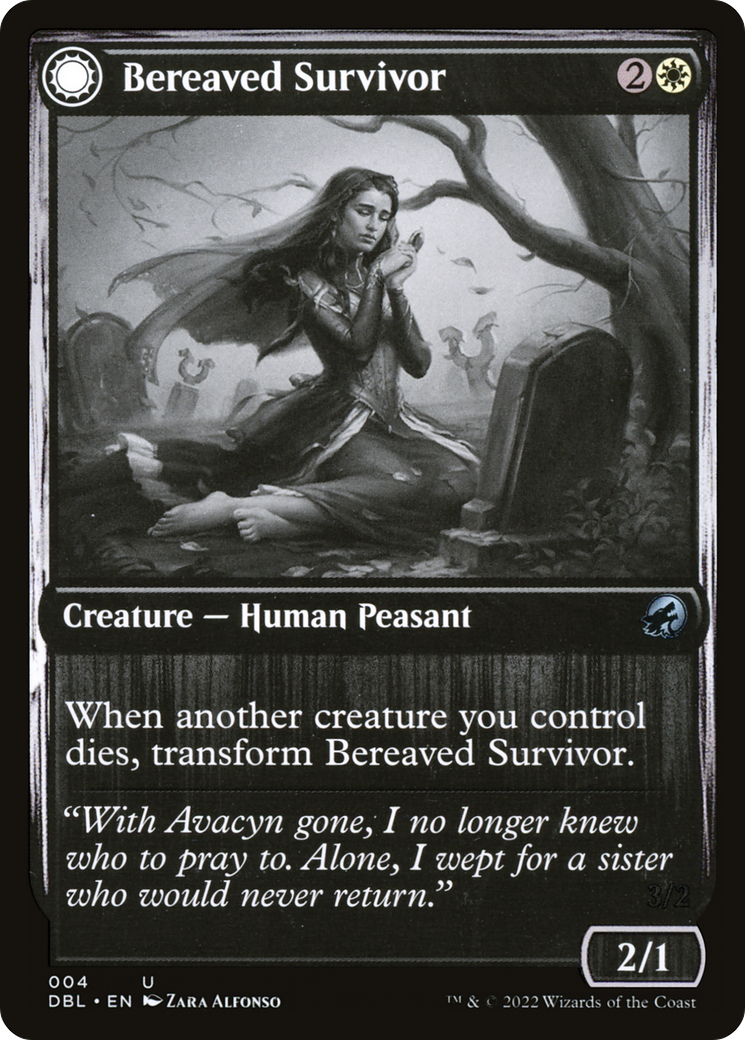Bereaved Survivor // Dauntless Avenger [Innistrad: Double Feature]-4