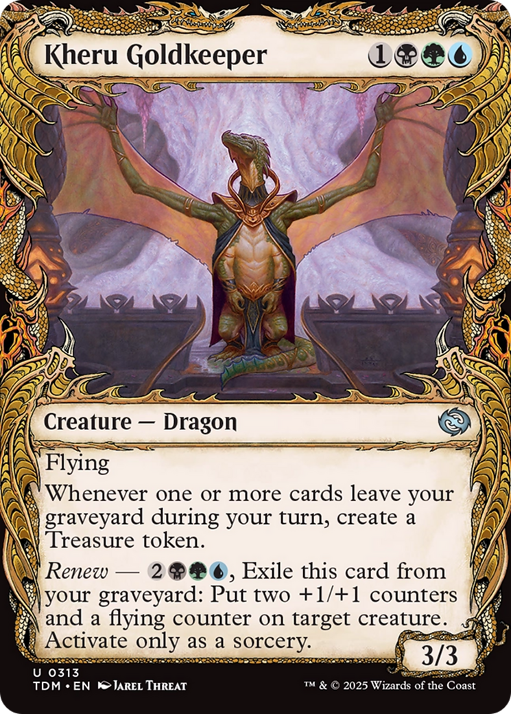Kheru Goldkeeper (Showcase) [Tarkir: Dragonstorm]-1