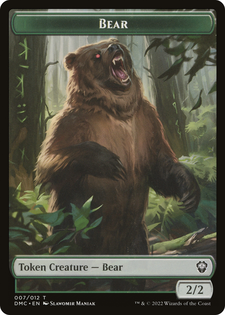 Bear (TDMC-007) - Dominaria United Commander Tokens-1