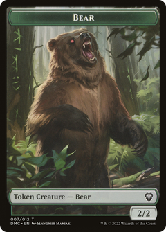 Bear (TDMC-007) - Dominaria United Commander Tokens Foil-1