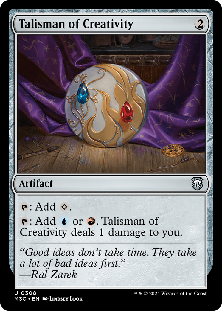 Talisman of Creativity [Modern Horizons 3 Commander]-1