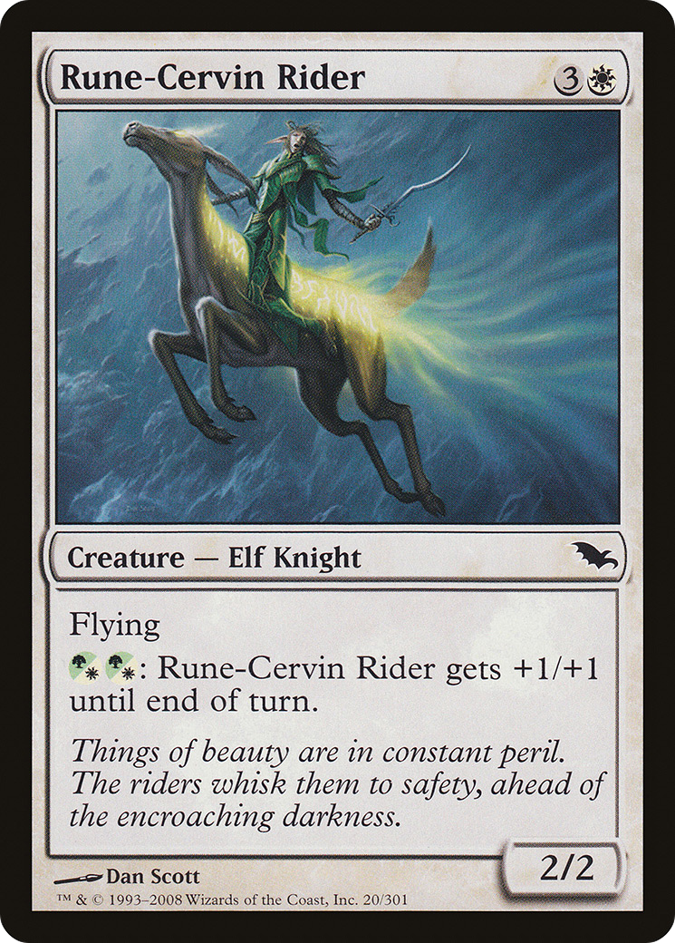 Rune-Cervin Rider [Shadowmoor]-1