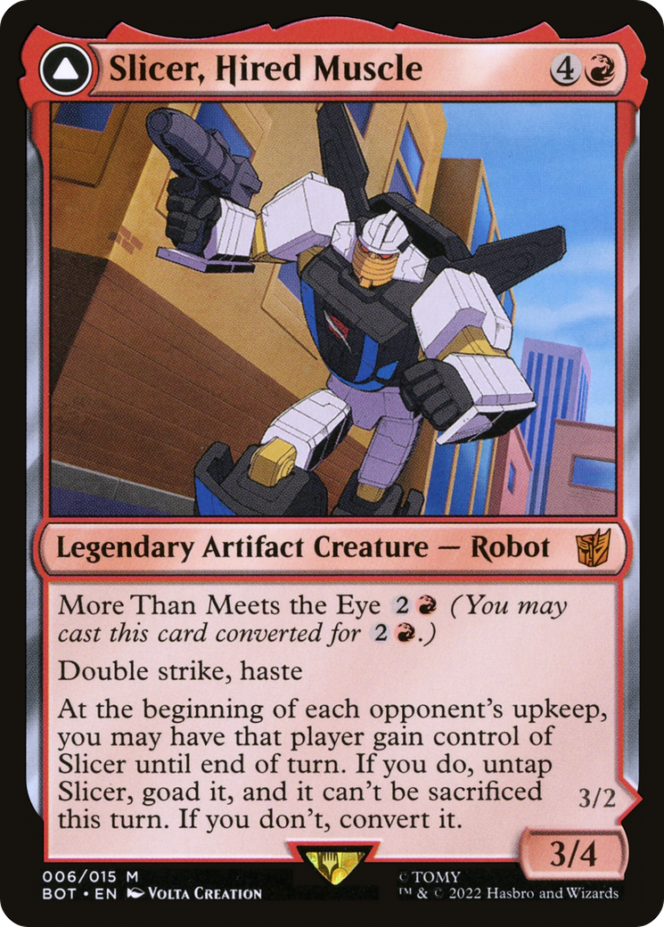 Slicer, Hired Muscle // Slicer, High-Speed Antagonist [Transformers]-3