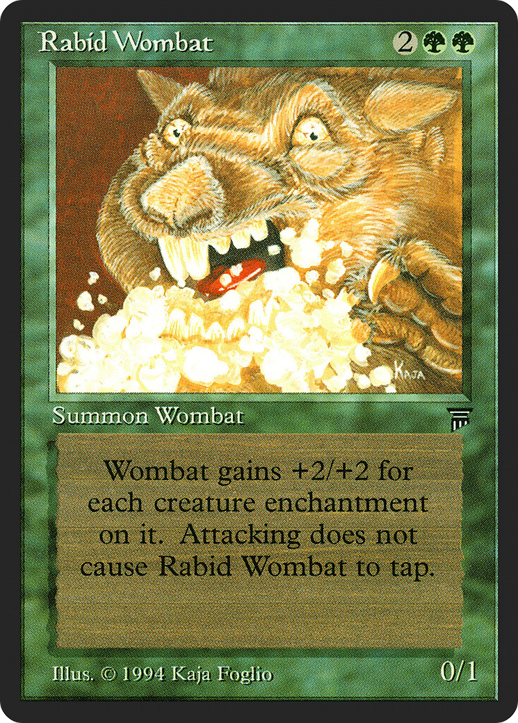 Rabid Wombat [Legends]-1
