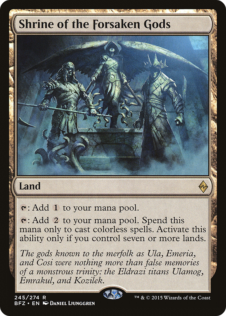 Shrine of the Forsaken Gods [Battle for Zendikar]-1