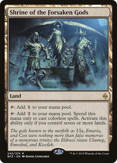 Shrine of the Forsaken Gods [Battle for Zendikar]-1