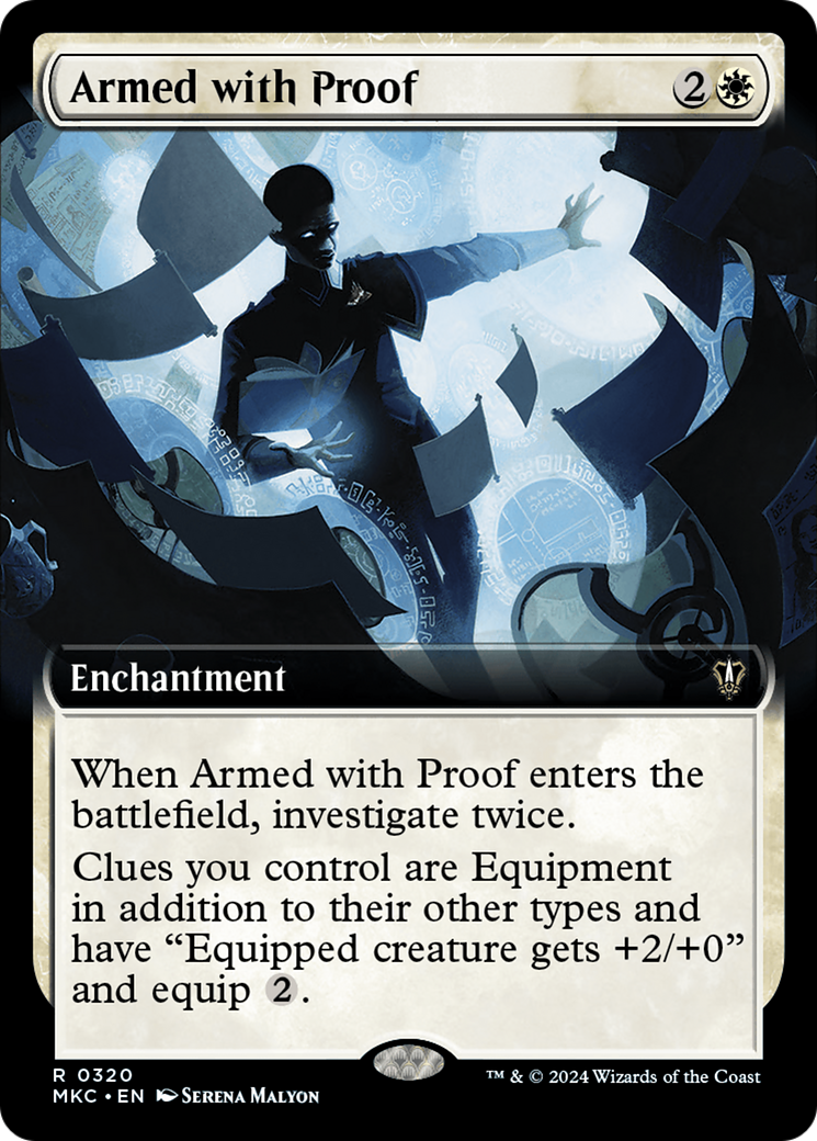 Armed with Proof (Extended Art) [Murders at Karlov Manor Commander]-1