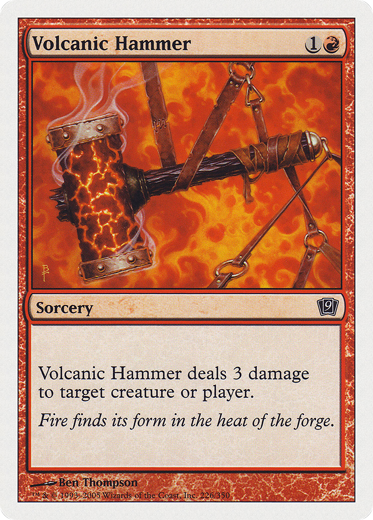 Volcanic Hammer (9ED-226) - 9th Edition Foil-1