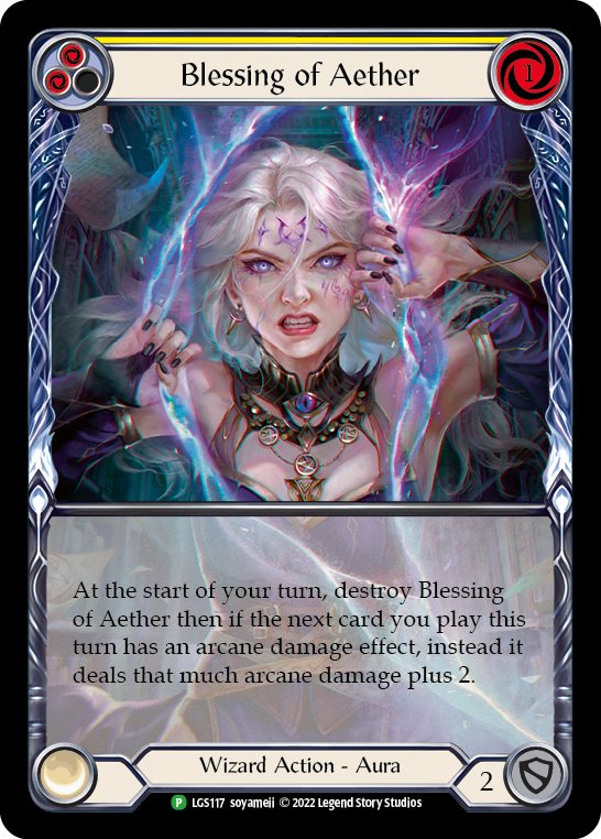 Blessing of Aether (Yellow) [LGS117] (Promo)  Rainbow Foil-1
