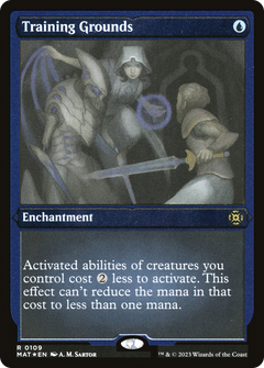 Training Grounds (MAT-109) - March of the Machine: The Aftermath Etched Foil-1