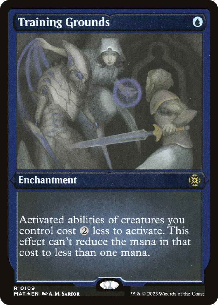 Training Grounds (MAT-109) - March of the Machine: The Aftermath Etched Foil-1
