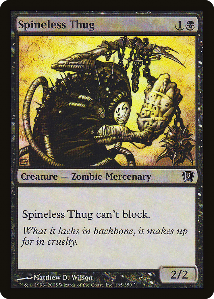 Spineless Thug [Ninth Edition]-1