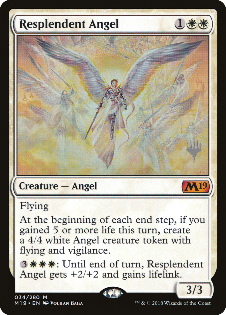 Resplendent Angel (Promo Pack) [Core Set 2019 Promos]-1