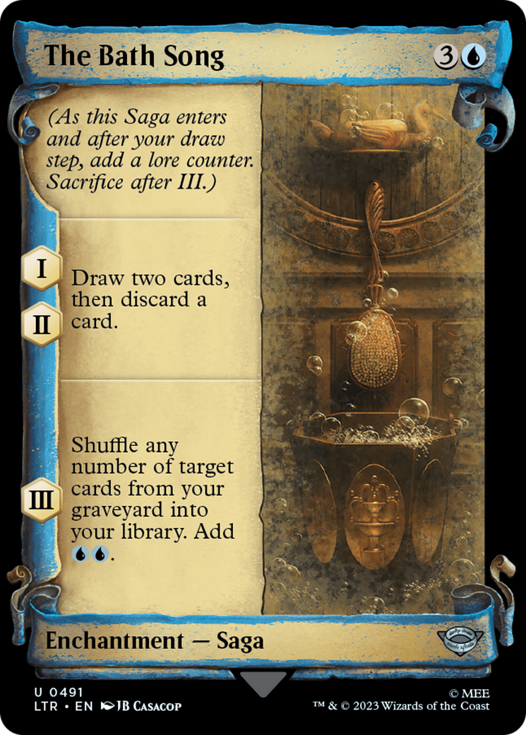 The Bath Song [The Lord of the Rings: Tales of Middle-Earth Showcase Scrolls]-1