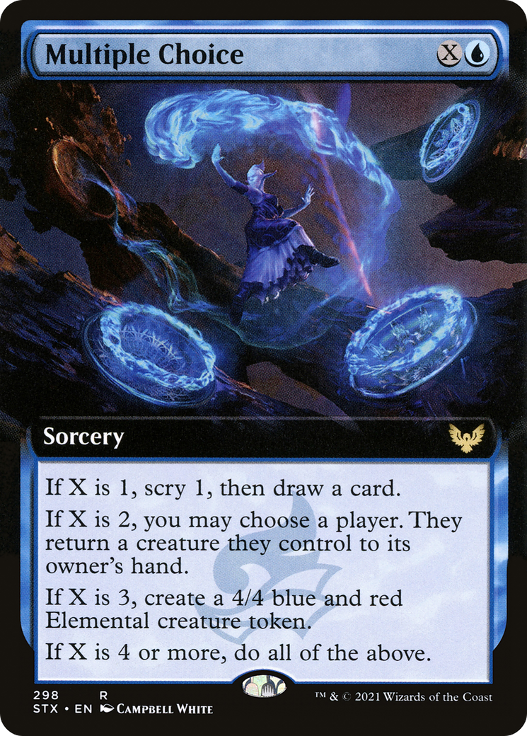 Multiple Choice (Extended Art) [Strixhaven: School of Mages]-1