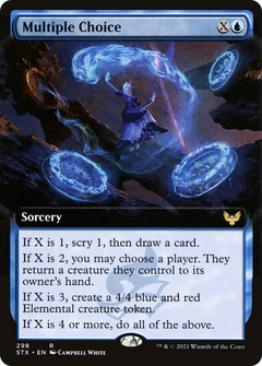 Multiple Choice (Extended Art) [Strixhaven: School of Mages]-1