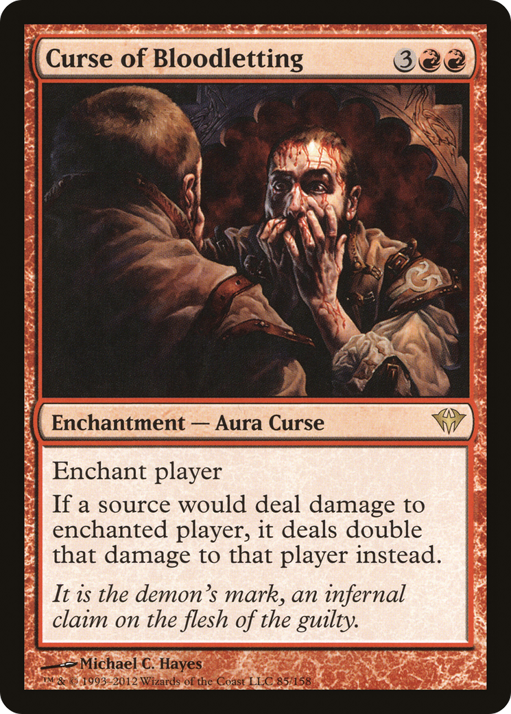 Curse of Bloodletting [Dark Ascension]-1