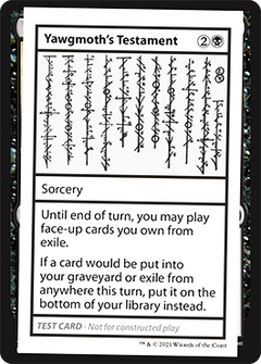 Yawgmoth's Testament (2021 Edition) [Mystery Booster Playtest Cards]-1