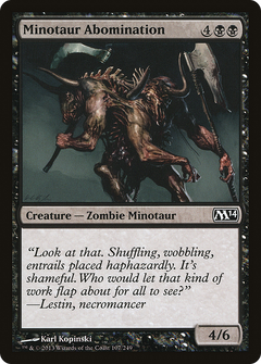 Minotaur Abomination [Magic 2014]-1