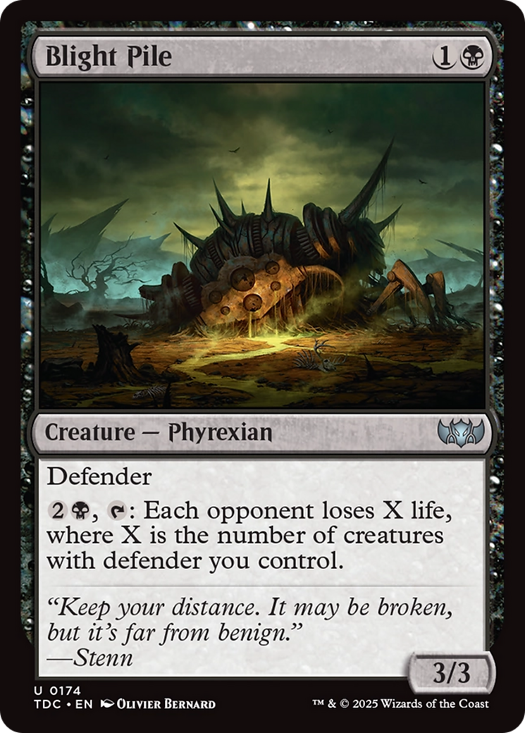 Blight Pile [Tarkir: Dragonstorm Commander]-1