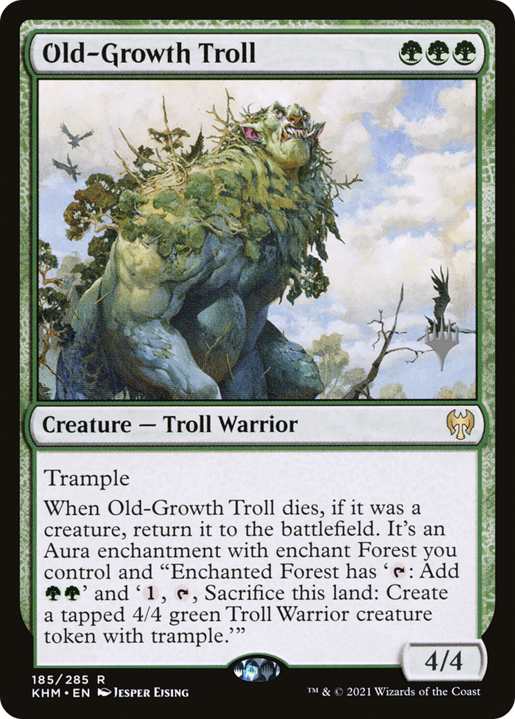 Old-Growth Troll (Promo Pack) [Kaldheim Promos]-1