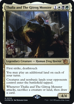 Thalia and The Gitrog Monster [March of the Machine Prerelease Promos]-1