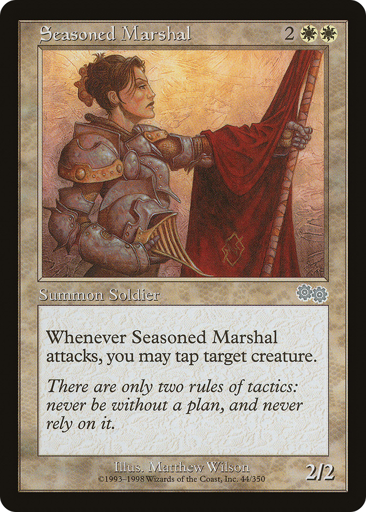 Seasoned Marshal [Urza's Saga]-1
