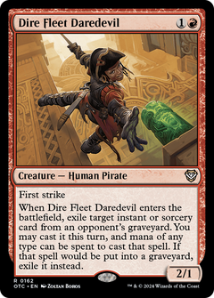 Dire Fleet Daredevil [Outlaws of Thunder Junction Commander]-1