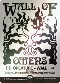 Wall of Omens (Rainbow Foil) (SLD-1518★) - Secret Lair Drop: (Showcase) (Borderless) Foil-1