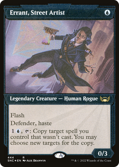 Errant, Street Artist (Showcase Art Deco Foil Etched) [Streets of New Capenna]-1