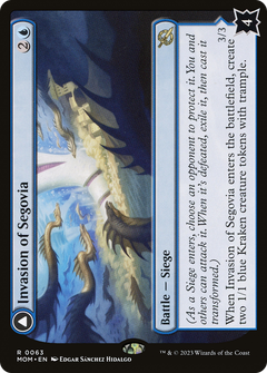 Invasion of Segovia // Caetus, Sea Tyrant of Segovia [March of the Machine]-4