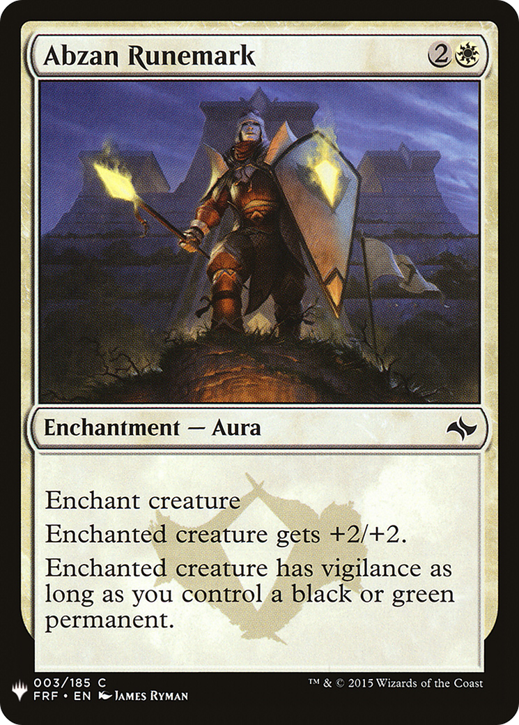 Abzan Runemark [Mystery Booster]-1