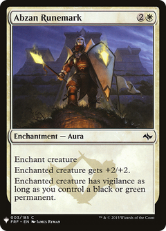 Abzan Runemark [Mystery Booster]-1