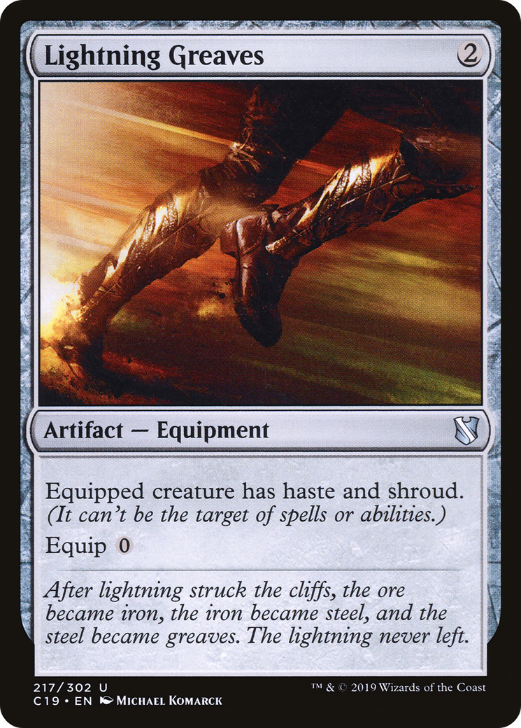 Lightning Greaves [Commander 2019]-1