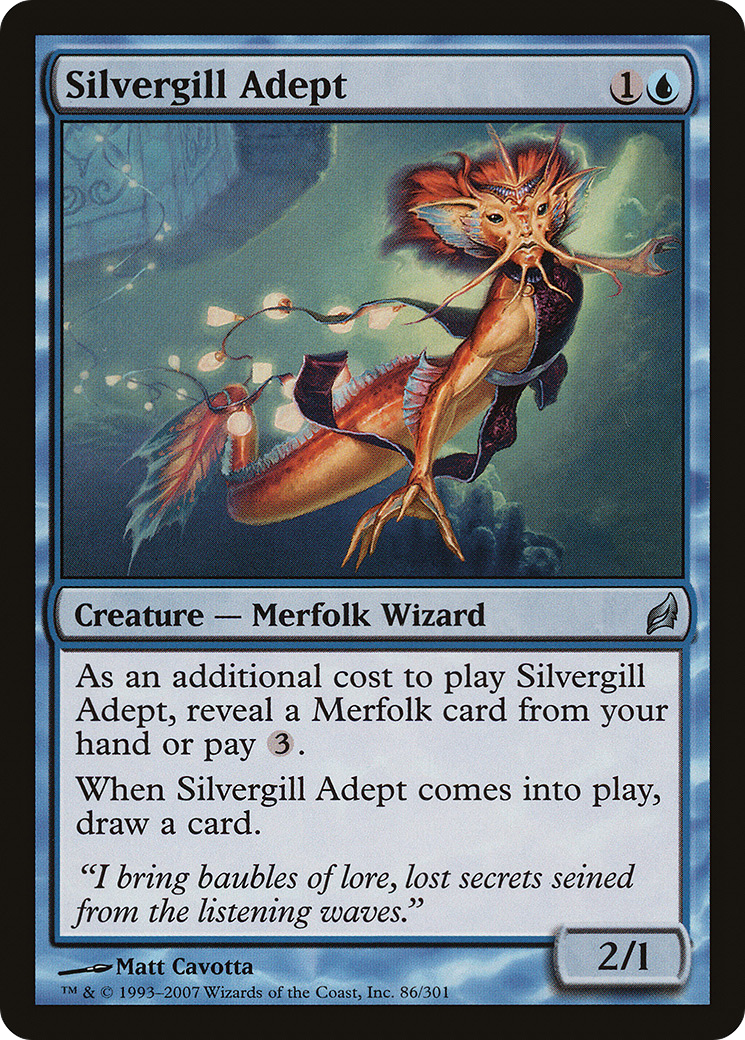 Silvergill Adept [Lorwyn]-1