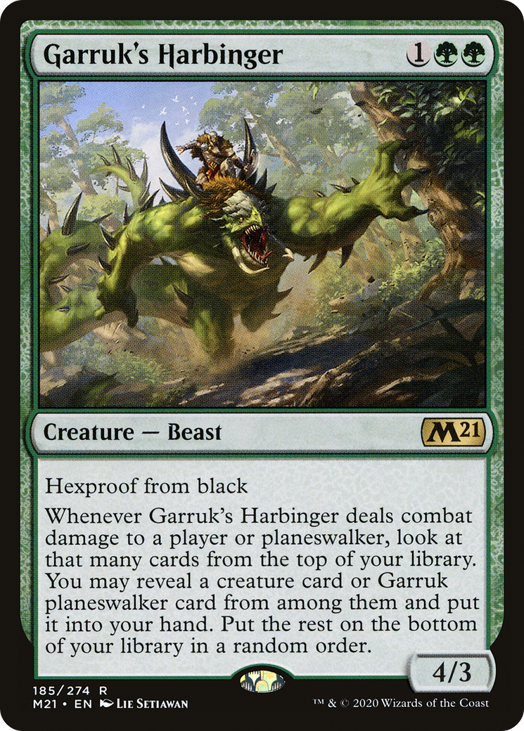 Garruk's Harbinger [Core Set 2021]-1