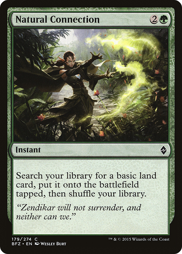 Natural Connection [Battle for Zendikar]-1