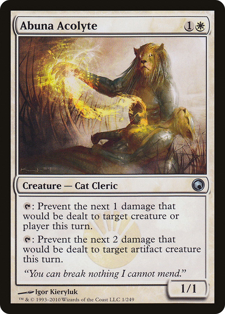 Abuna Acolyte [Scars of Mirrodin]-1