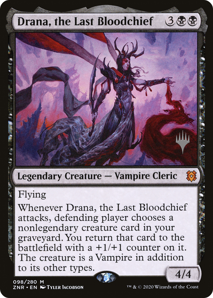 Drana, the Last Bloodchief (Promo Pack) [Zendikar Rising Promos]-1