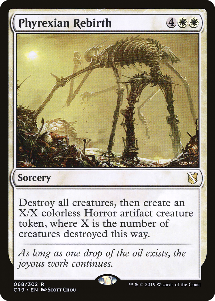 Phyrexian Rebirth [Commander 2019]-1