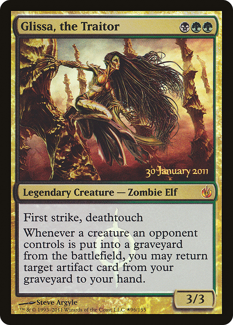 Glissa, the Traitor [Mirrodin Besieged Prerelease Promos]-1