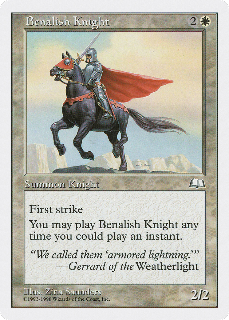 Benalish Knight [Anthologies]-1
