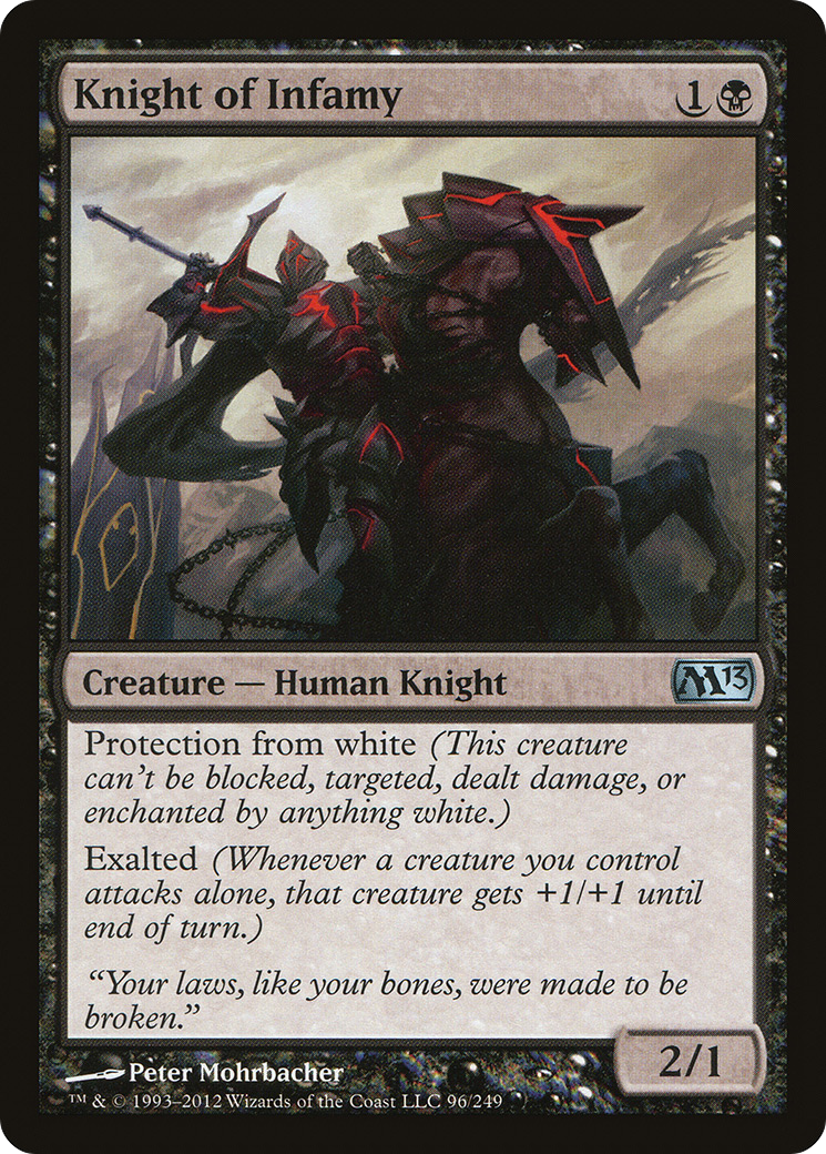 Knight of Infamy [Magic 2013]-1