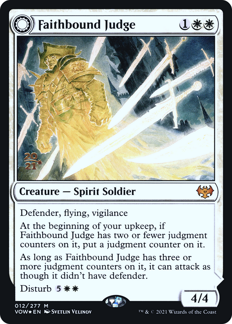 Faithbound Judge // Sinner's Judgment [Innistrad: Crimson Vow Prerelease Promos]-3