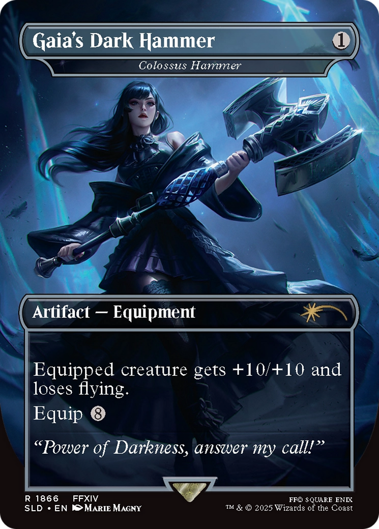 Gaia's Dark Hammer - Colossus Hammer [Secret Lair Drop Series]-1