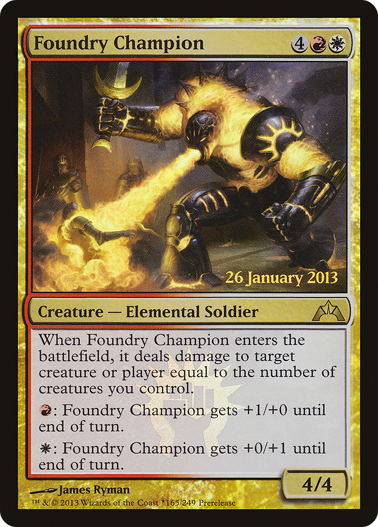 Foundry Champion [Gatecrash Prerelease Promos]-1