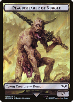 Plaguebearer of Nurgle (T40K-15★) - Warhammer 40,000 Tokens Foil-1